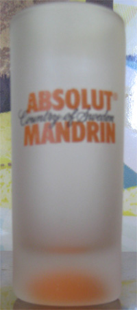 Absolut Mandrin Shot Glass
