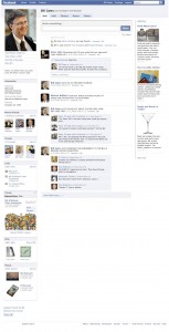 Bill Gates' Facebook Profile